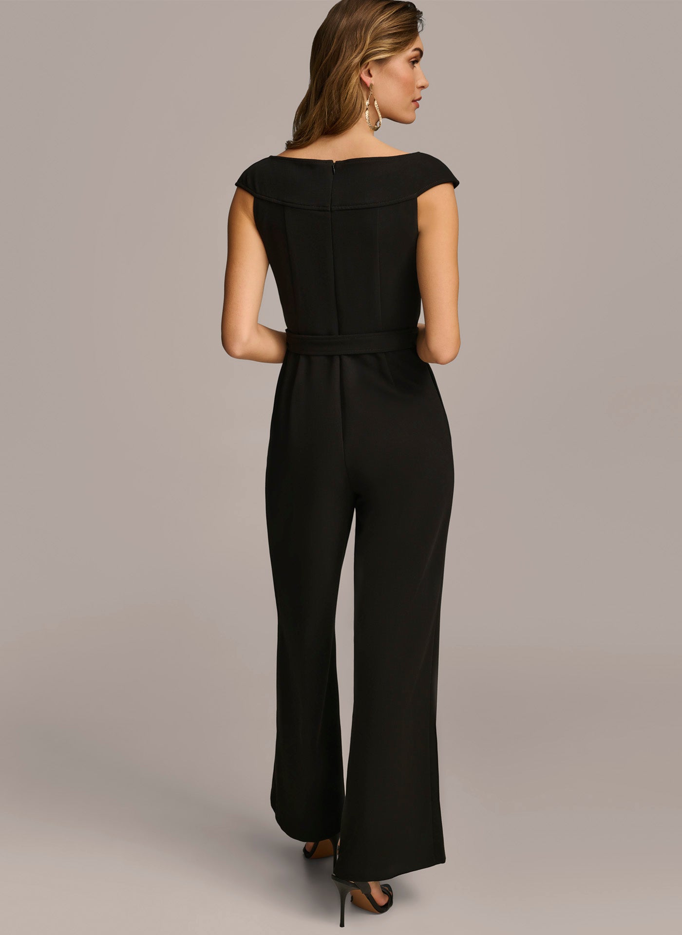 (image for) EXQUISITE JUMPSUIT WITH HARDWARE BELT